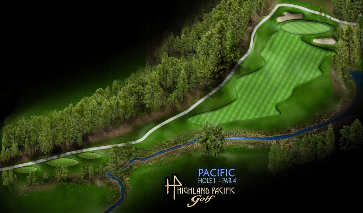 Pacific Nine Hole 1 Highland Pacific Golf